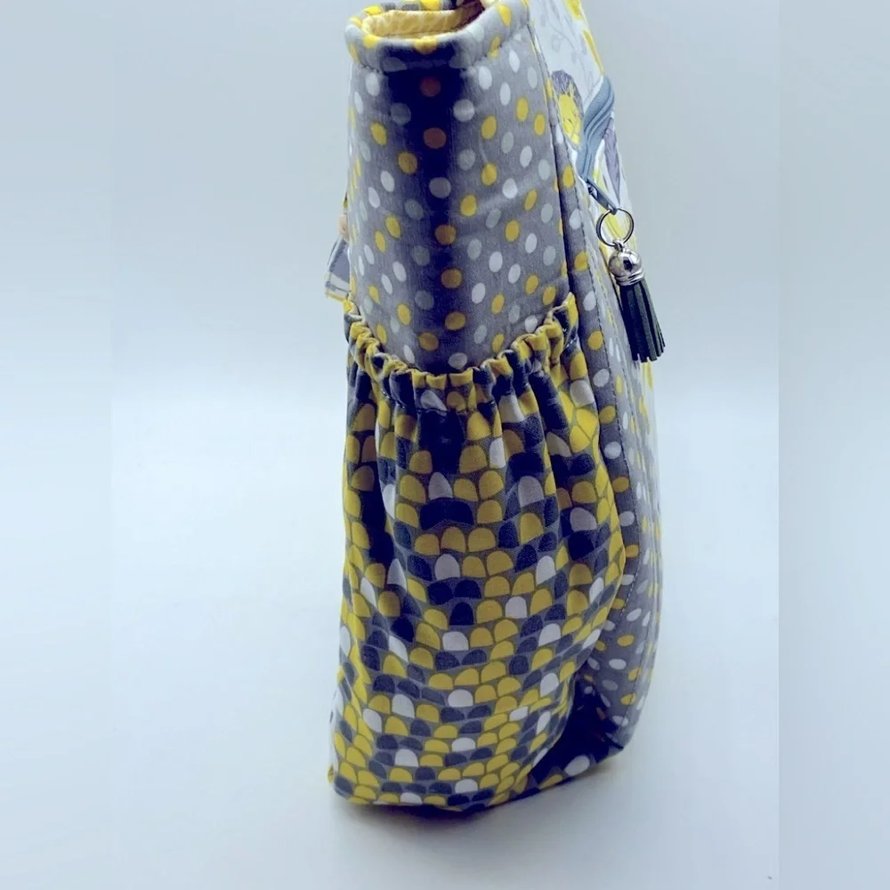Baby Bag Bottle Holders Zip Compartments NWOT
